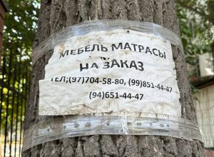 “Men sizga e’lonlar taxtasi emasman”
