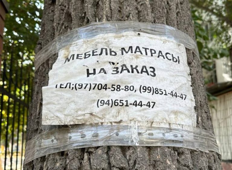 “Men sizga e’lonlar taxtasi emasman”